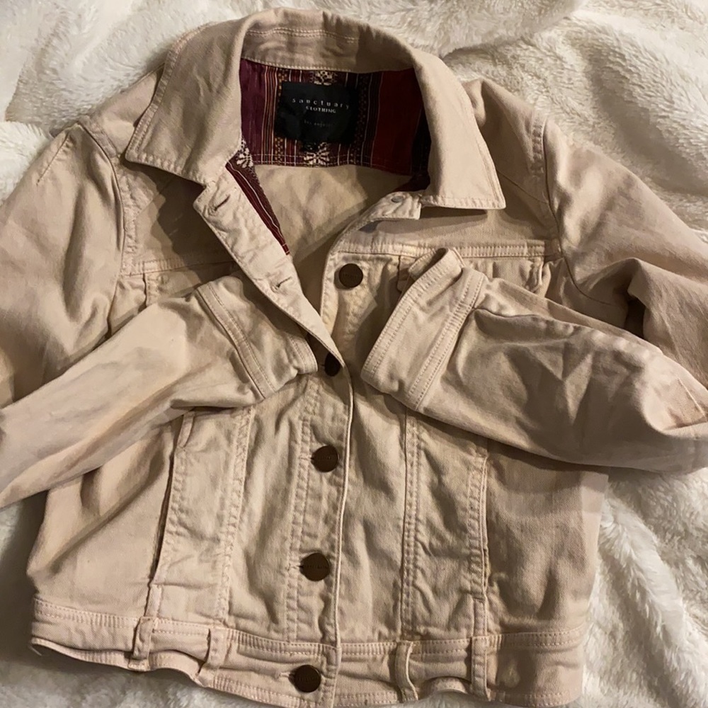 NWOT - Pink Sanctuary Jean jacket - Picture 4 of 5